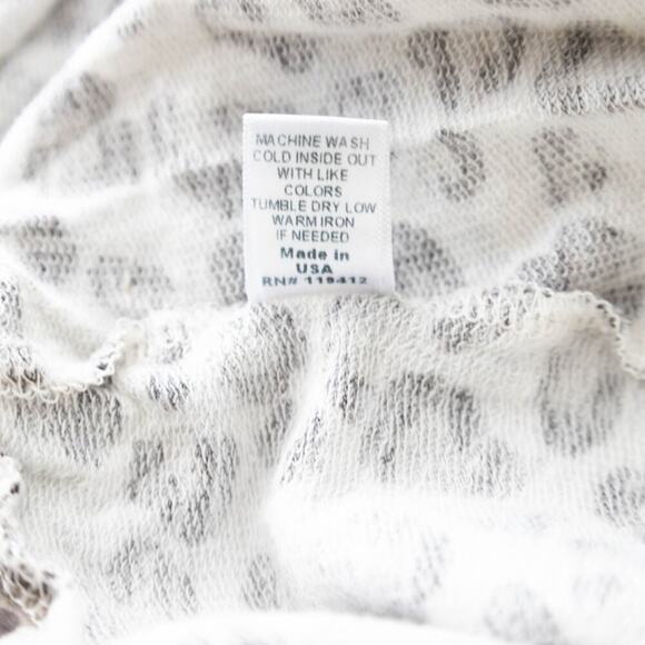 Monrow Anthropologie Leopard One Piece Jumper Size Medium - Picture 7 of 9